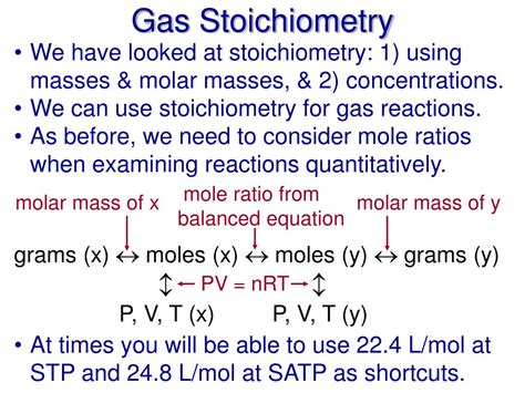 Ppt Gas Stoichiometry Powerpoint Presentation Free Download Id 298106