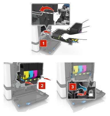 Replacing the transfer module | Lexmark CX725