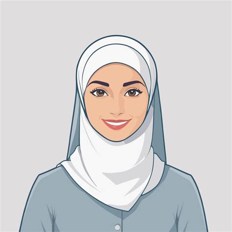 Ilustraci N De Dibujos Animados De Mujeres Con Hijab Dise O Vectorial