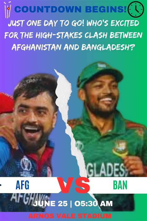 Bangladesh Vs Afghanistan T20 World Cup 2024 Match Preview