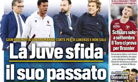 Rassegna Stampa Juve Prime Pagine Quotidiani Sportivi 1 Giugno