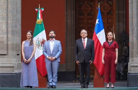 The President of Chile, Gabriel Boric Font in official visit to Mexico ...