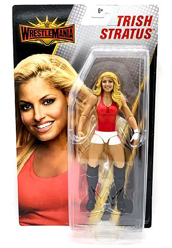 Trish Stratus Autographed WWE WrestleMania 35 Action Figure | Shop | TrishStratus.com