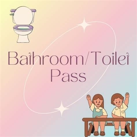 Mash Multigrade Editable Bathroom Toilet Pass