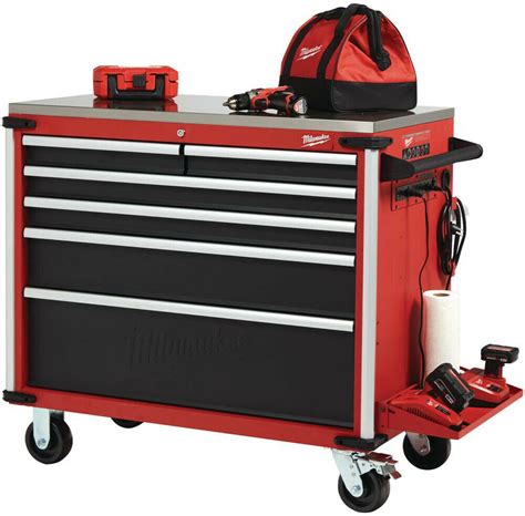 Milwaukee Tool Storage Mobile Workbench In W X In D Drawer