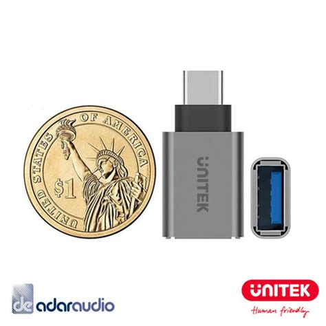 מתאם מ Usb C זכר ל Usb3 1 A נקבה Unitek