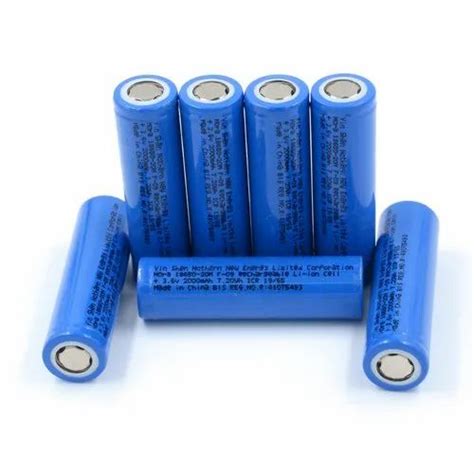 MORA 18650 Lithium Ion Battery 2000mah 3 6 4 2V At Best Price In