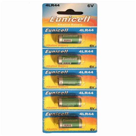 5x 4LR44 Battery 6V Button Alkaline - Battery Scholar