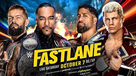 Wwe Fastlane 2023 Match Card Rumors Predictions Date Timings