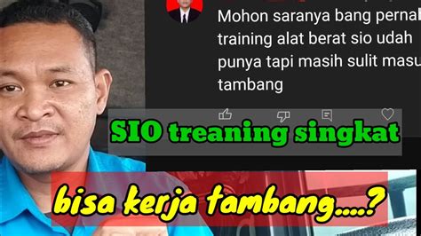 Sedikit Saran Masukan Bagi Yang Hanya Modal Sio Alat Berat Dari Kursus