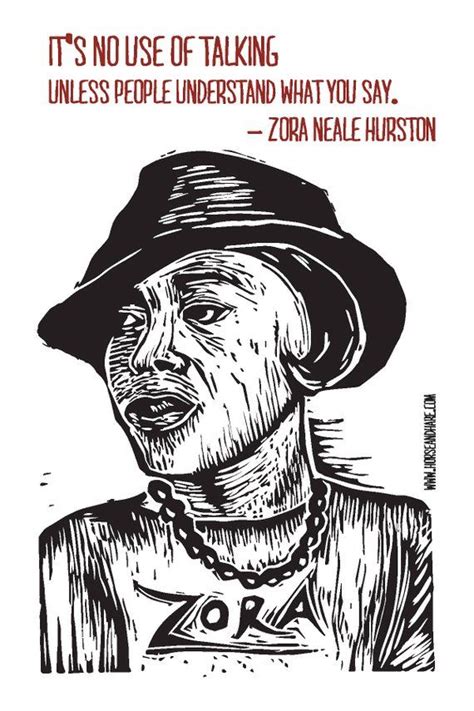 Zora Neale Hurston Postcard Author Quote Postcard African Etsy Zora