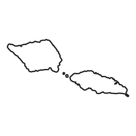 Premium Vector | A map of American Samoa