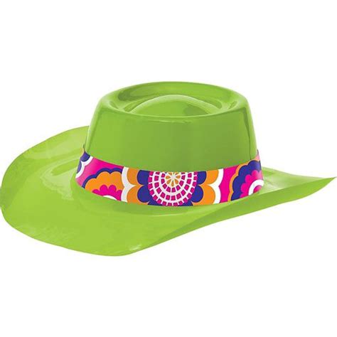 Cowboy Hat 60s Lime Party City