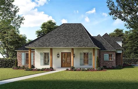 Acadian House Plan 4 Bedrms 25 Baths 2843 Sq Ft 206 1011