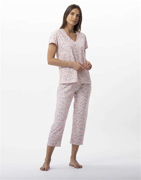 Cotton Short Pyjamas ANGIE 702 Multico Lingerie Le Chat