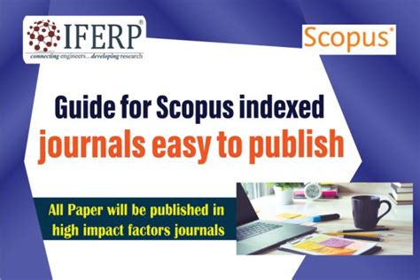 Guide For Scopus Indexed Journals Easy To Publish Iferp Blog