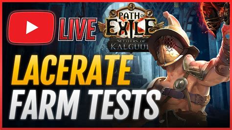 Let S Test Some Farmlacerate Gladiator Build Poe Youtube