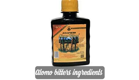 List Of Alomo Bitters Ingredients Nigerian Health Blog