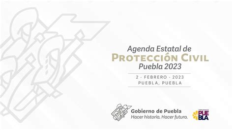 Agenda Estatal de Protección Civil Puebla 2023 YouTube