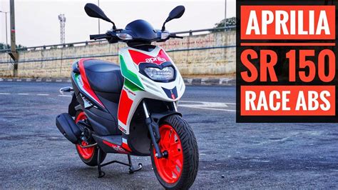 Aprilia SR 150 Race ABS review - Stunning Performance | Rev Force - YouTube