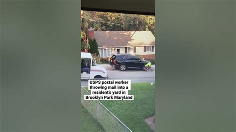 Postal Worker Caught Tossing The Mail Youtube