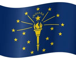 Indiana flag vector - Country flags