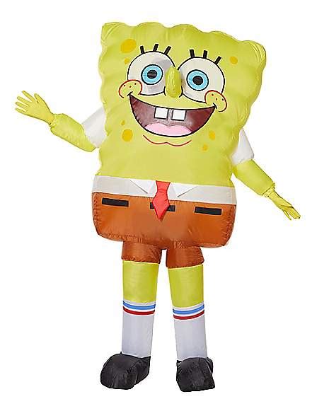 Adult SpongeBob SquarePants Inflatable Costume - Nickelodeon - Spencer's