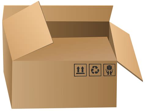 Open Packaging Box PNG Clip Art - Best WEB Clipart