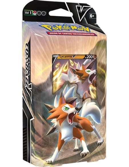 V Battle Deck Lycanroc V Mazos Pokémon TCG Magicsur Chile