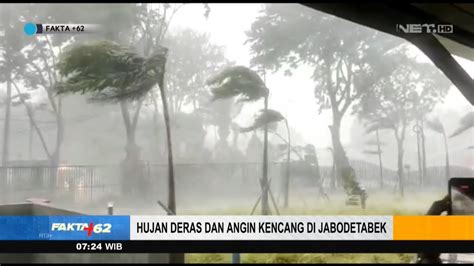 Hujan Deras Dan Angin Kencang Robohkan Pohon Di Jabodetabek Fakta