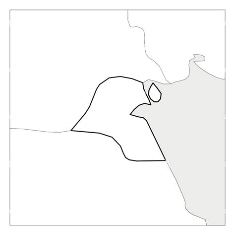 Printable Kuwait State Map – Free download and print for you.