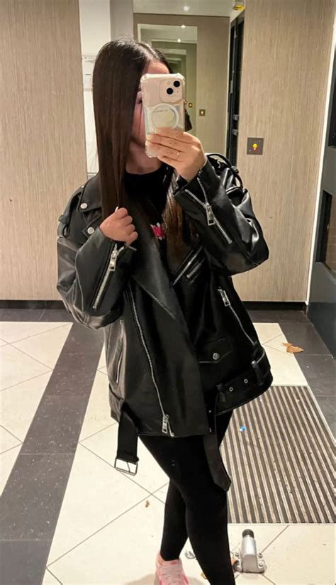 J0kzr Mode Zara Tenue Zara Veste En Cuir Zara