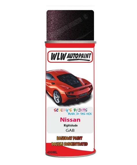 Spray Paint For Nissan Nightshade Gab Juke Maxima Micra Qashqai Aerosol