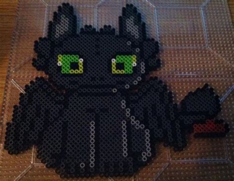 Toothless Perler Beads By Khoriana On Deviantart