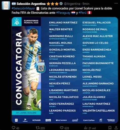 Con Una Sorpresa Lionel Scaloni Dio A Conocer La Lista De Convocados