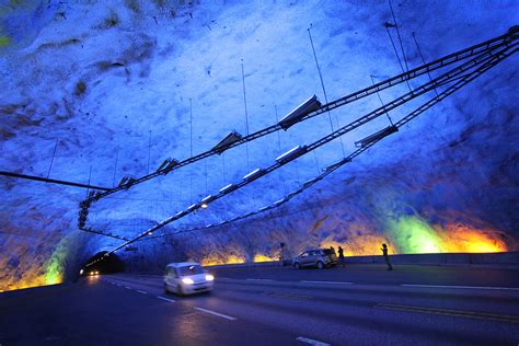 Laerdal Noruega El Túnel Más Largo Del Mundo