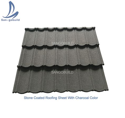 Factory Stone Granules Coated Aluzinc Steel Panel Roofing Tiles China