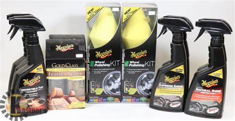 Box Of Asst Meguiars Incl Wheel Polish Kit