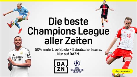 DAZN Champions League: Alle Infos zur Übertragung im TV und LIVE-STREAM ...