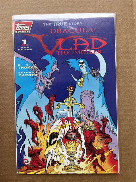 Dracula Vlad The Impaler Comic Books Modern Age Topps