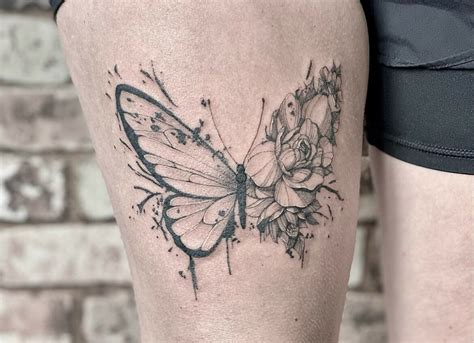 10 Beautiful Butterfly Thigh Tattoo Ideas To Inspire You