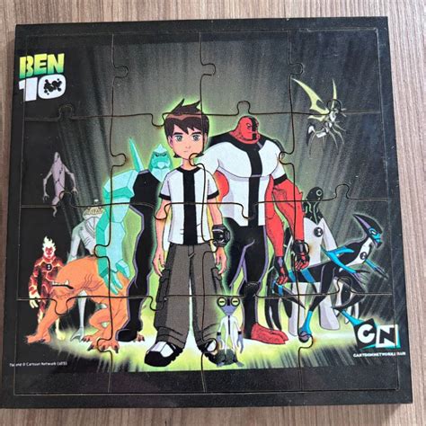 Quebra Cabeça Do Ben 10 - Kit 4 Unidades Jogo Quebra Cabeça Ben 10 Alienígenas Em Madeira Mdf 16 ...