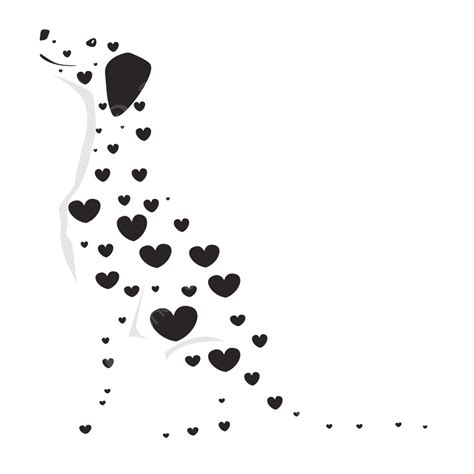 Dalmatian Dog Heart Pattern Dalmatian Dog Dog Dalmatian Png And