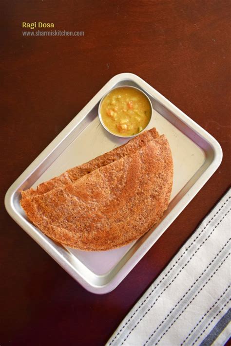 Crispy Ragi Dosa Recipe Fermented Ragi Dosa No Rice Barnyard Millet