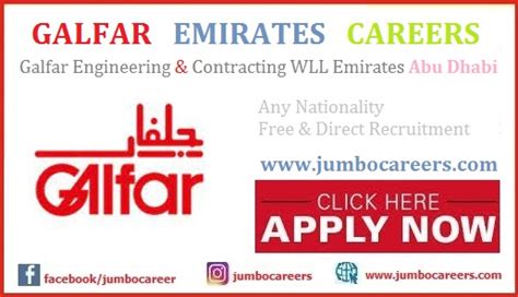 Galfar Emirates Abu Dhabi Careers 2022 Galfar Engineering