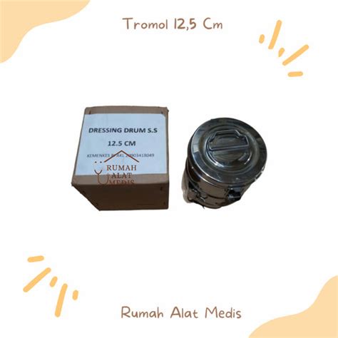 Jual Tromol Kassa 12 5 Cm Tromol 12 5 Cm Dressing Drum Sterilizing