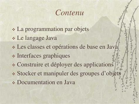 PPT Programmation Par Objets Et Java PowerPoint Presentation Free