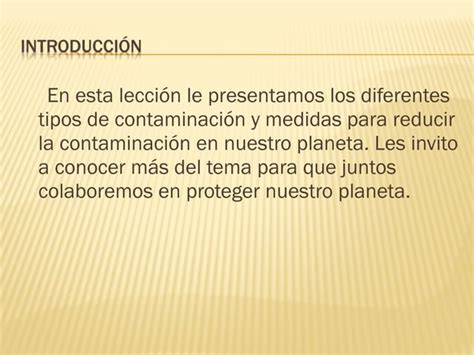 La Contaminacion Ambiental1 PPT Descarga Gratuita