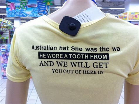 These Badly Translated English T Shirts Over In Asia Are The Absolute