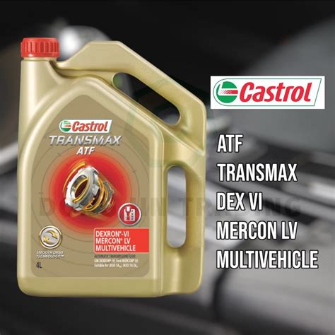 Castrol Transmax ATF Dexron VI Mercon LV Multivehicle Automatic